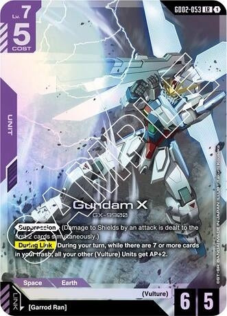Image for Gundam X (GD02-053) (GD02-053) [Dual Impact] - Gundam Card Game