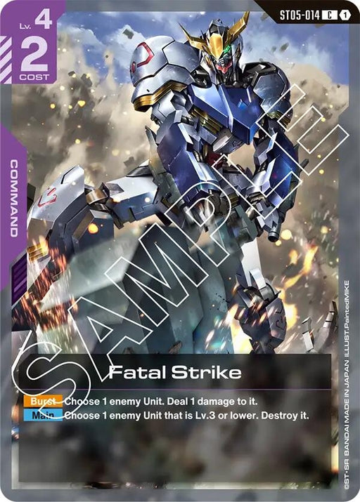 Image for Fatal Strike (ST05-014) [Starter Deck 05: Iron Bloom] - Gundam Card Game