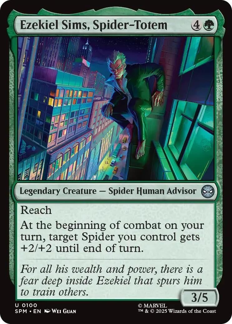 Ezekiel Sims, Spider-Totem (100) [Marvel's Spider-Man]