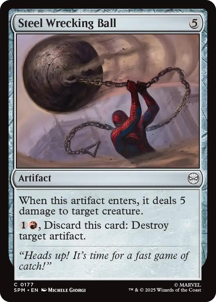 Steel Wrecking Ball (177) [Marvel's Spider-Man]