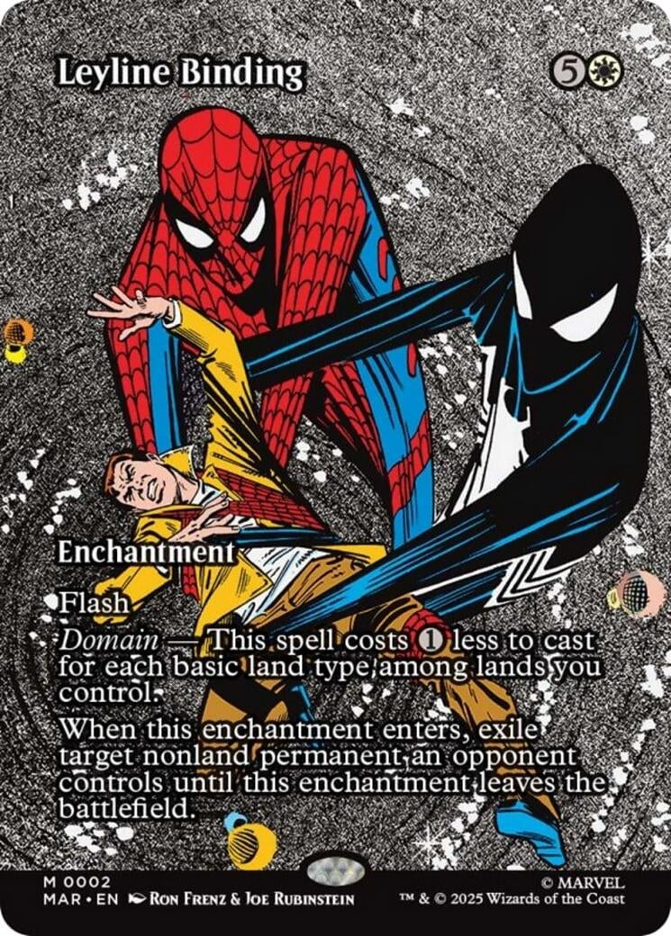 Leyline Binding (Borderless) (2) [Marvel Universe Eternal-Legal]