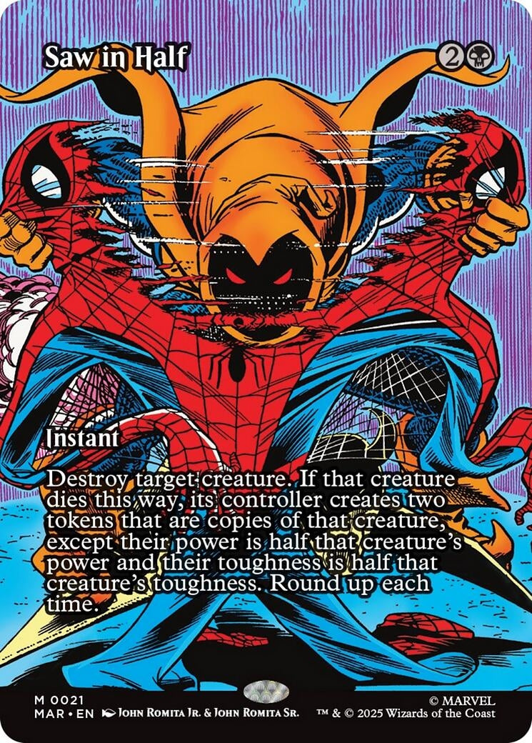 Saw in Half (Borderless) (21) [Marvel Universe Eternal-Legal]