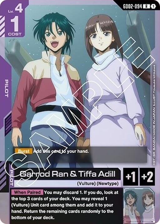 Image for Garrod Ran & Tiffa Adill (GD02-094) [Dual Impact] - Gundam Card Game