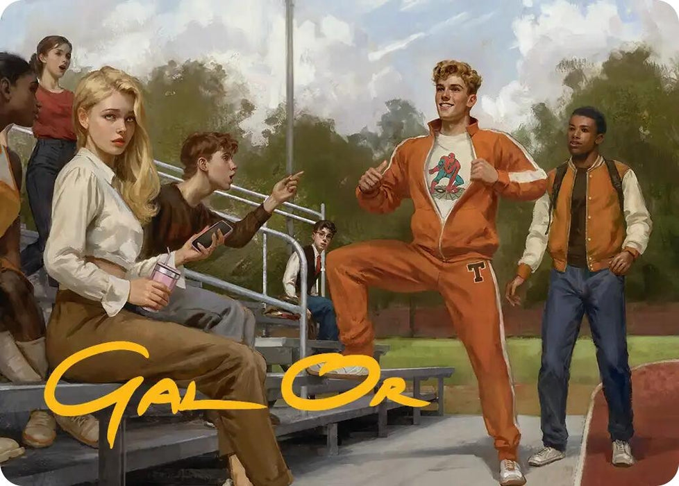 Image for Flash Thompson, Spider-Fan Art Card (Gold-Stamped Signature) (1) [Marvel's Spider-Man] - Magic: The Gathering