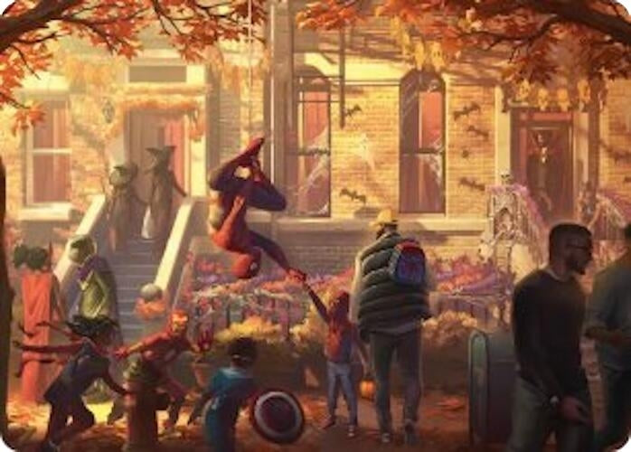 Image for Friendly Neighborhood Art Card (2) [Marvel's Spider-Man] - Magic: The Gathering