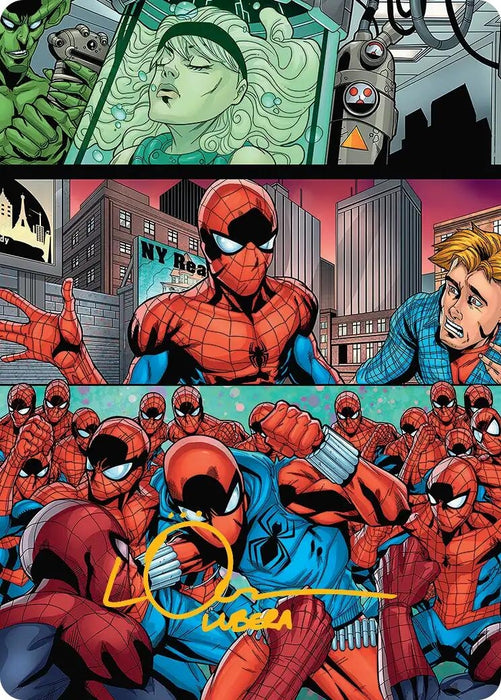 Image for The Clone Saga Art Card (Gold-Stamped Signature) (42) [Marvel's Spider-Man] - Magic: The Gathering