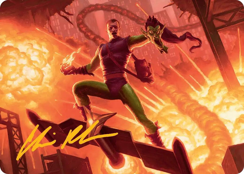 Image for Green Goblin, Revenant Art Card (Gold-Stamped Signature) (27) [Marvel's Spider-Man] - Magic: The Gathering