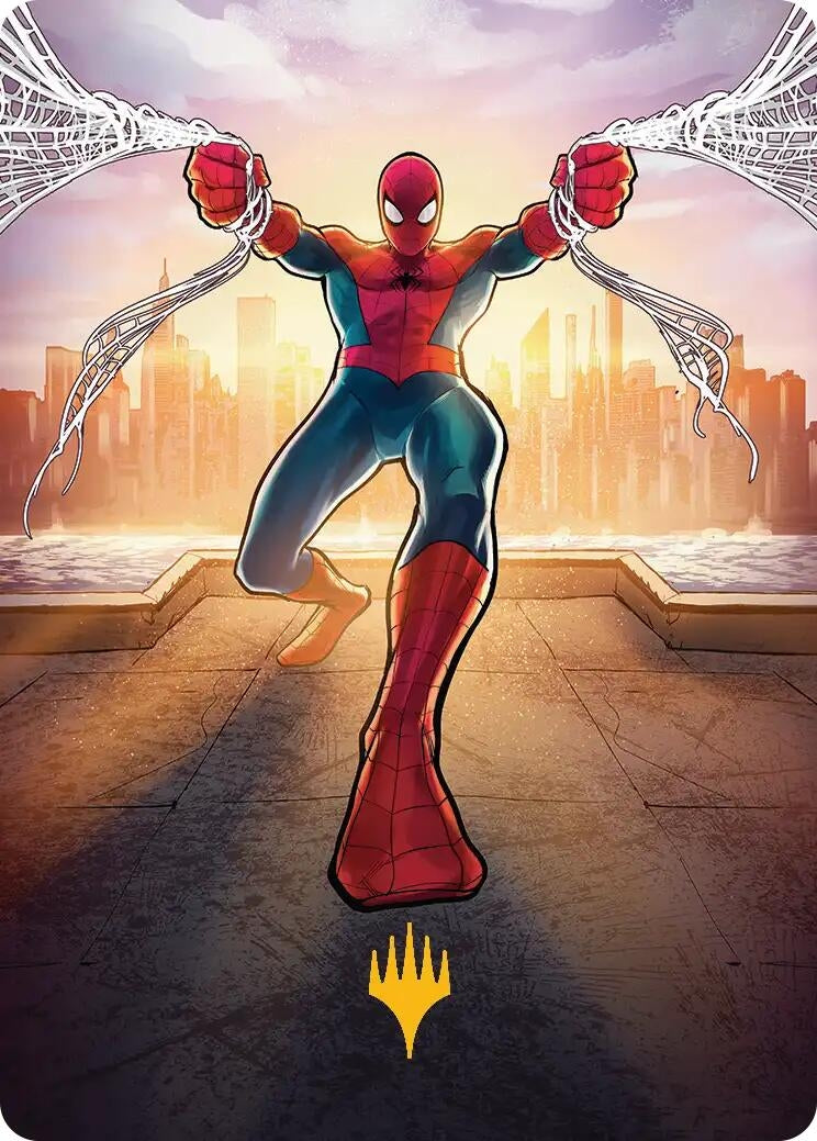 Image for Amazing Spider-Man Art Card (36/54) (Gold-Stamped Planeswalker Symbol) (36) [Marvel's Spider-Man] - Magic: The Gathering