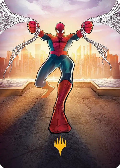 Image for Amazing Spider-Man Art Card (36/54) (Gold-Stamped Planeswalker Symbol) (36) [Marvel's Spider-Man] - Magic: The Gathering