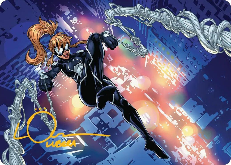 Image for Arana, Heart of the Spider Art Card (Gold-Stamped Signature) (37) [Marvel's Spider-Man] - Magic: The Gathering