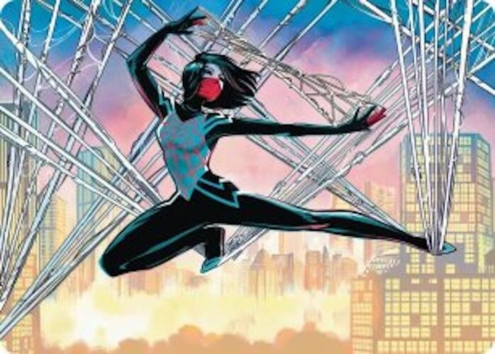Image for Silk, Web Weaver Art Card (39/54) (39) [Marvel's Spider-Man] - Magic: The Gathering