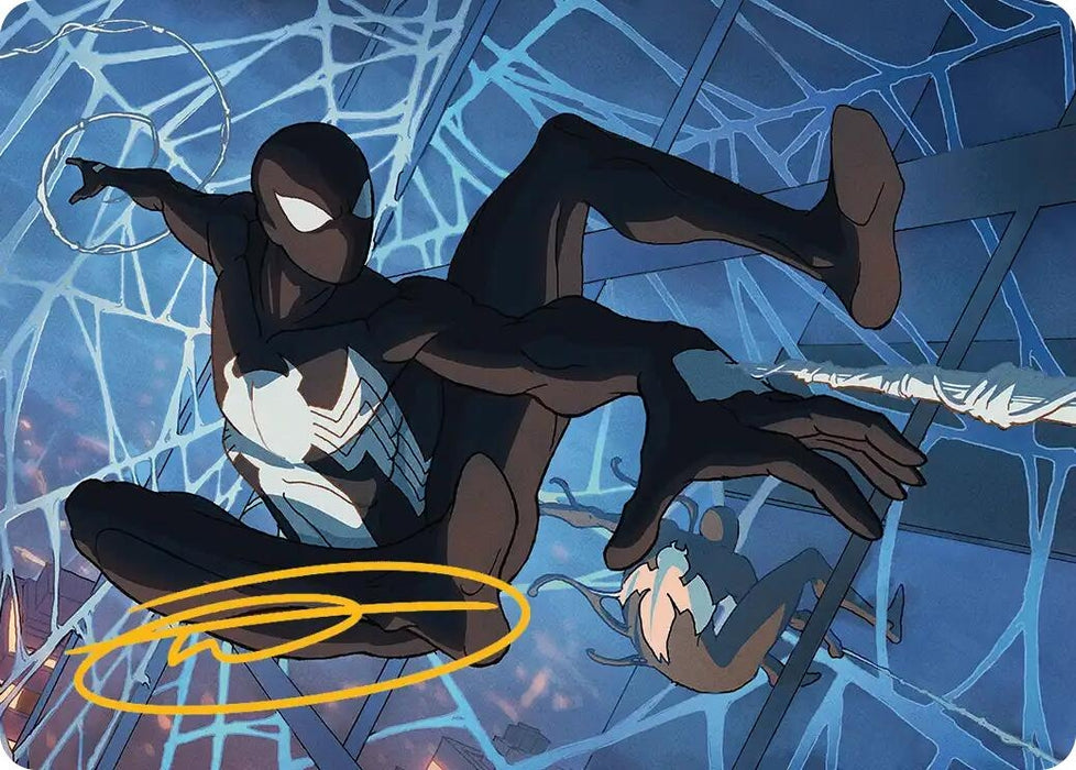 Image for Symbiote Spider-Man Art Card (Gold-Stamped Signature) (40) [Marvel's Spider-Man] - Magic: The Gathering