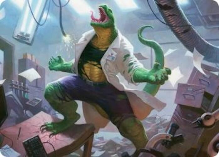 Image for Lizard, Connors's Curse Art Card (18) [Marvel's Spider-Man] - Magic: The Gathering