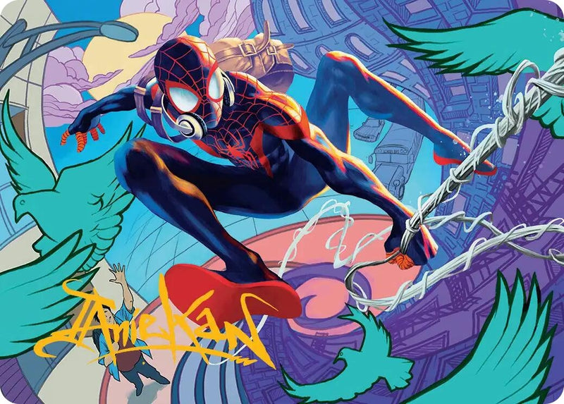 Image for Spider-Man, Brooklyn Visionary Art Card (Gold-Stamped Signature) (20) [Marvel's Spider-Man] - Magic: The Gathering