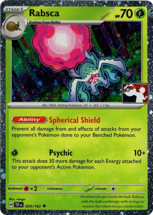 Image for Rabsca (Cosmos Holo) (024/162) [Prize Pack Series Cards] - Pokemon