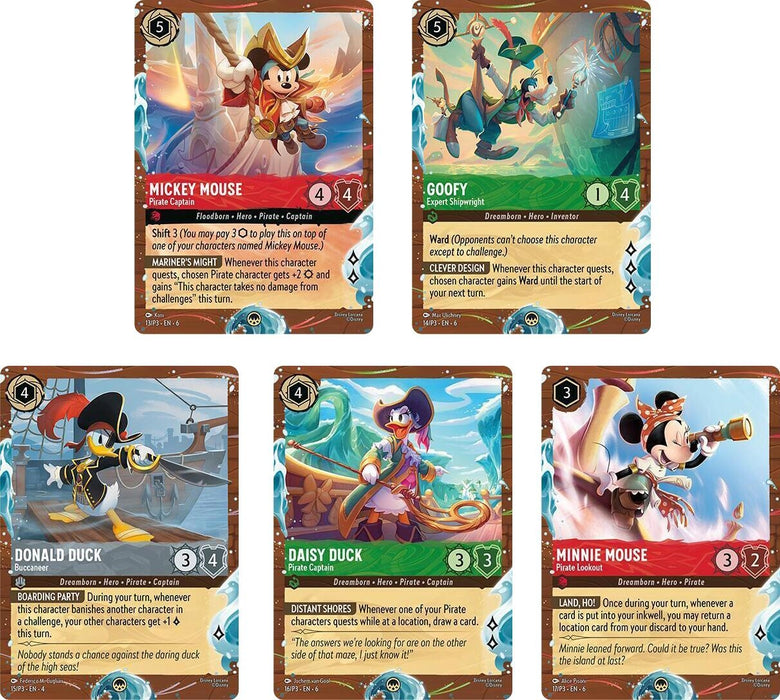 Image for Disney Cruise Promos (Set of 5) [Disney Lorcana Promo Cards] - Disney Lorcana