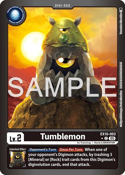 Image for Tumblemon (Limited Foil) (EX10-003 C) [Sinister Order] - Digimon Card Game