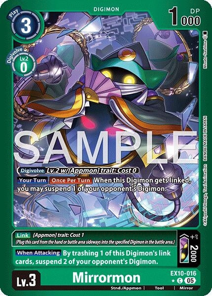 Image for Mirrormon (Limited Foil) (EX10-016 C) [Sinister Order] - Digimon Card Game