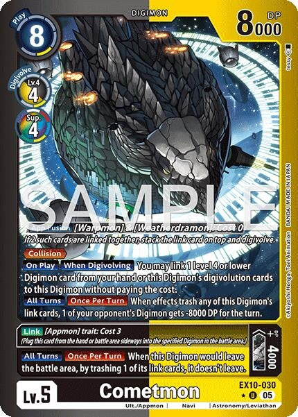 Image for Cometmon (Limited Foil) (EX10-030 U) [Sinister Order] - Digimon Card Game