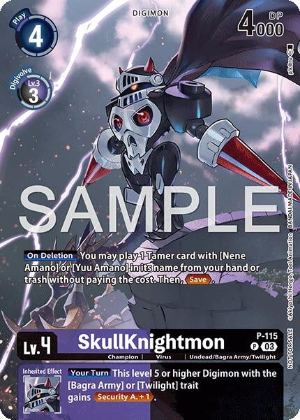 Image for SkullKnightmon - P-115 (Sinister Order Legend Pack) (P-115 P) [Digimon Promotion Cards] - Digimon Card Game