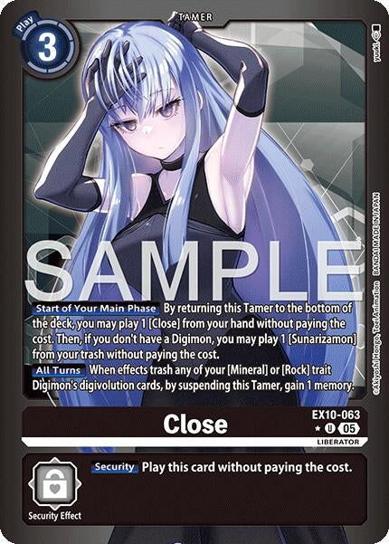 Image for Close (Limited Foil) (EX10-063 U) [Sinister Order] - Digimon Card Game