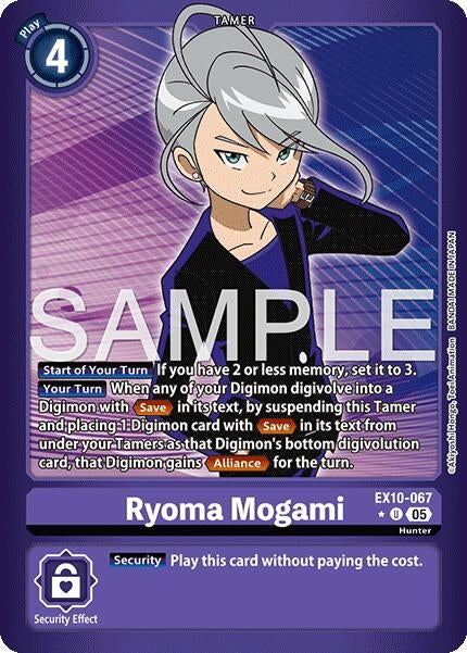 Image for Ryoma Mogami (Limited Foil) (EX10-067 U) [Sinister Order] - Digimon Card Game