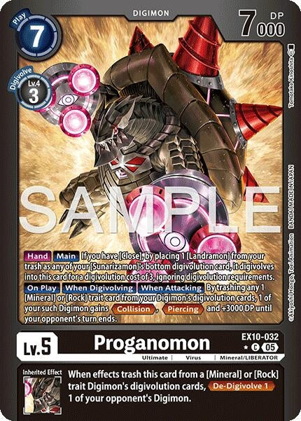 Image for Proganomon (Limited Foil) (EX10-032 C) [Sinister Order] - Digimon Card Game