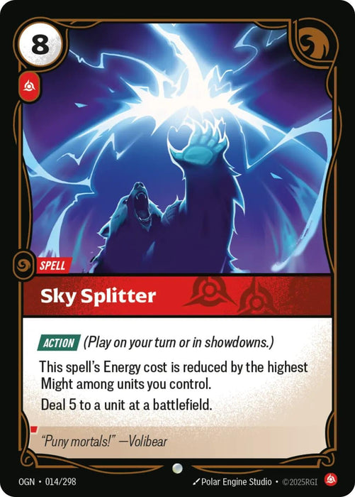Image for Sky Splitter (014/298) [Origins] - Riftbound: League of Legends Trading Card Game