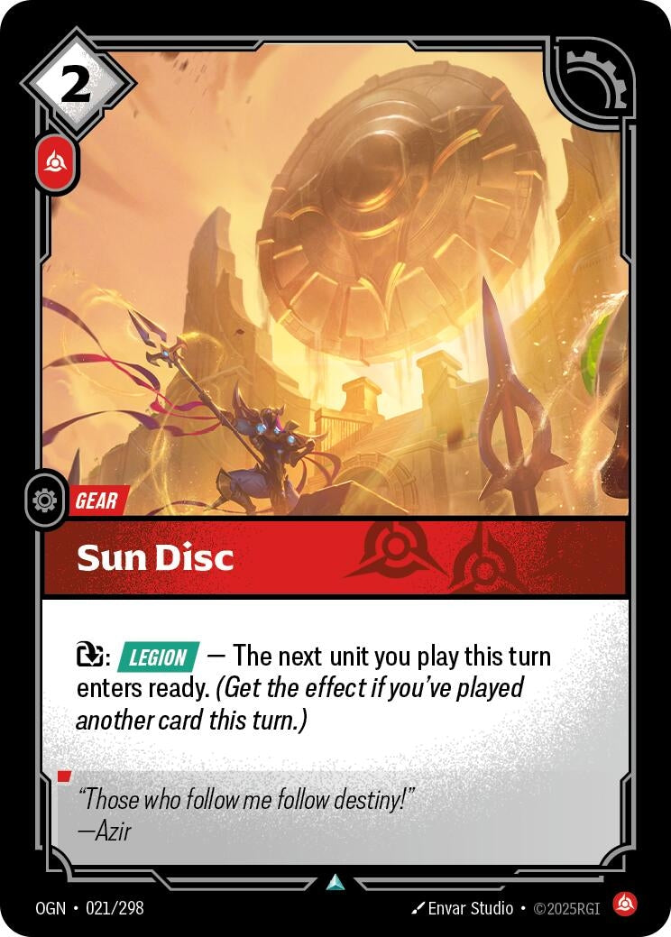 Image for Sun Disc (021/298) [Origins] - Riftbound: League of Legends Trading Card Game