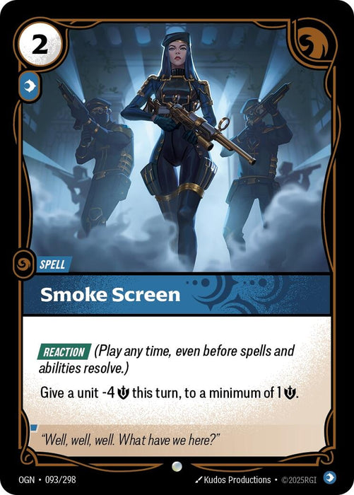 Image for Smoke Screen (093/298) [Origins] - Riftbound: League of Legends Trading Card Game