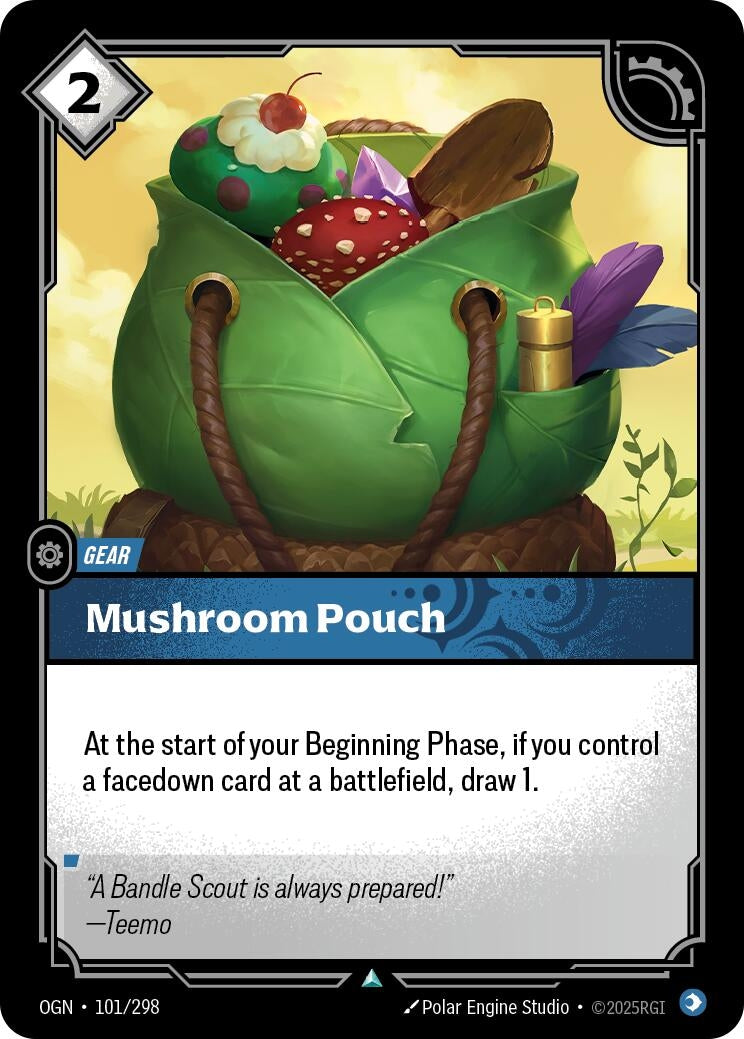 Image for Mushroom Pouch (101/298) [Origins] - Riftbound: League of Legends Trading Card Game
