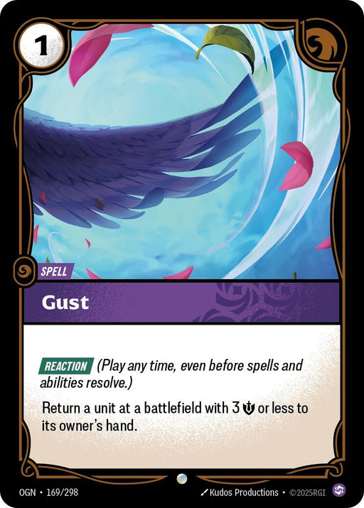 Image for Gust (169/298) [Origins] - Riftbound: League of Legends Trading Card Game