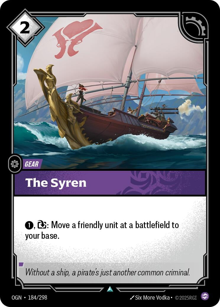 Image for The Syren (184/298) [Origins] - Riftbound: League of Legends Trading Card Game