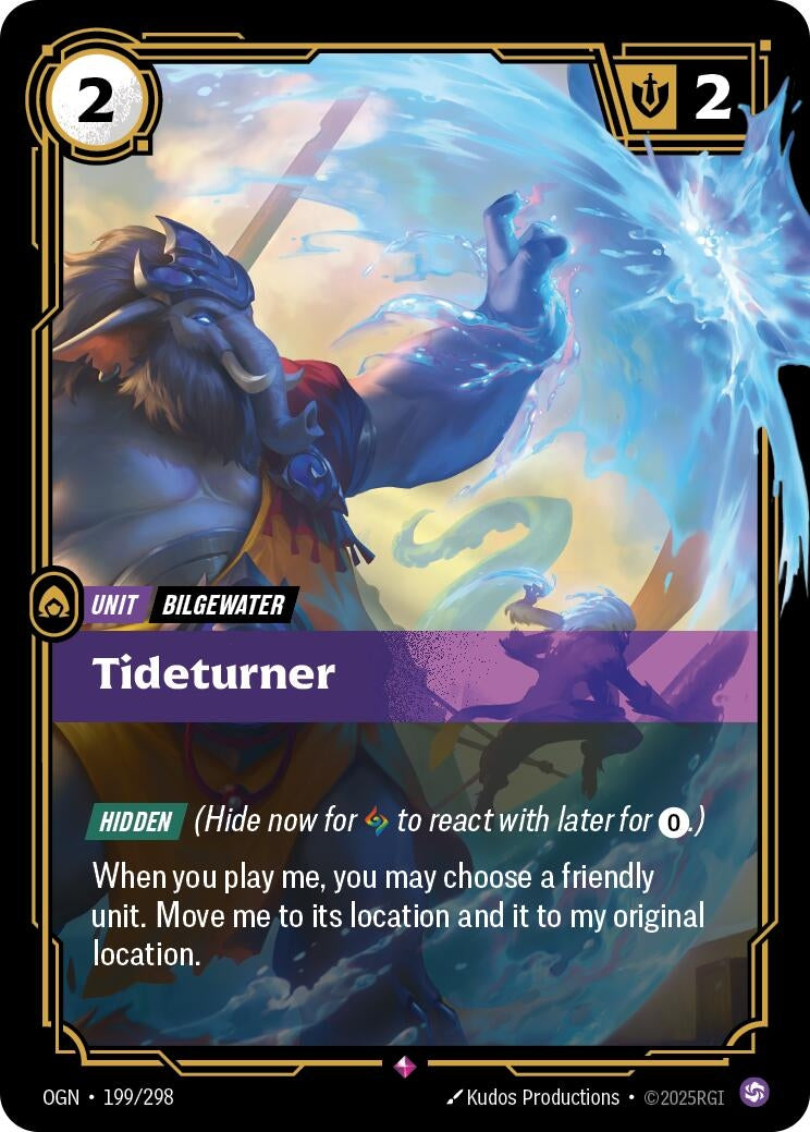 Image for Tideturner (199/298) [Origins] - Riftbound: League of Legends Trading Card Game