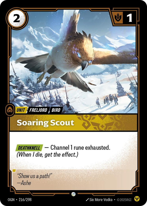Image for Soaring Scout (216/298) [Origins] - Riftbound: League of Legends Trading Card Game