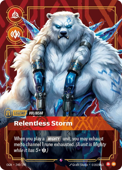 Image for Volibear - Relentless Storm (249/298) [Origins] - Riftbound: League of Legends Trading Card Game