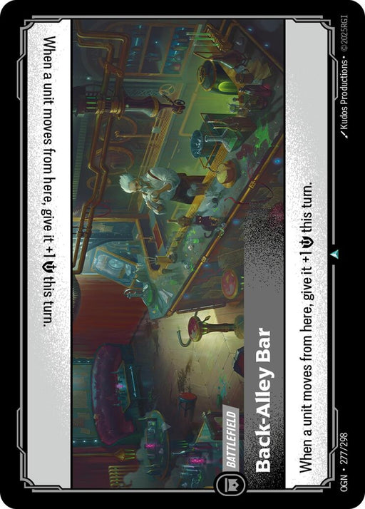 Image for Back-Alley Bar (277/298) [Origins] - Riftbound: League of Legends Trading Card Game
