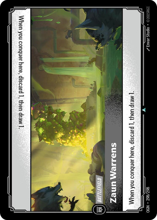 Image for Zaun Warrens (298/298) [Origins] - Riftbound: League of Legends Trading Card Game