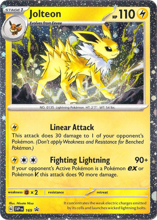 Image for Jolteon - 169 (Cosmos Holo) (169) [SV: Scarlet & Violet Promo Cards] - Pokemon