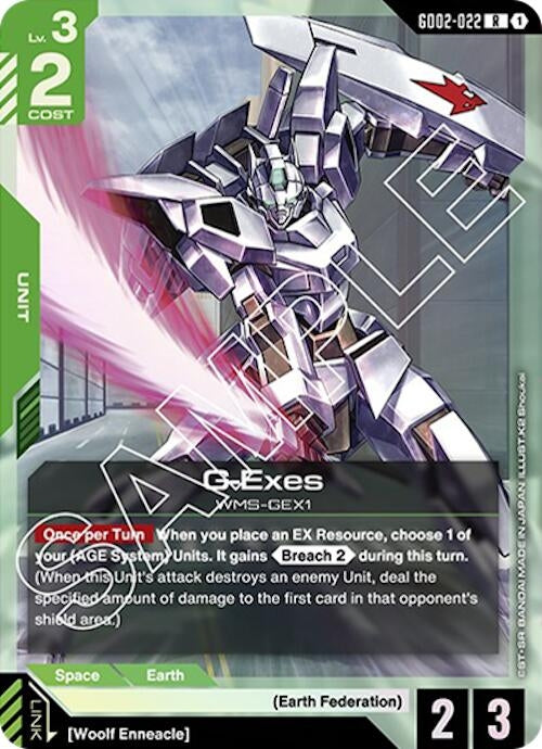 Image for G-Exes (GD02-022) [Dual Impact] - Gundam Card Game