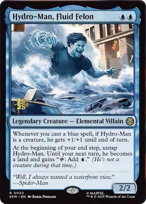 Image for Hydro-Man, Fluid Felon (33) - Magic: The Gathering