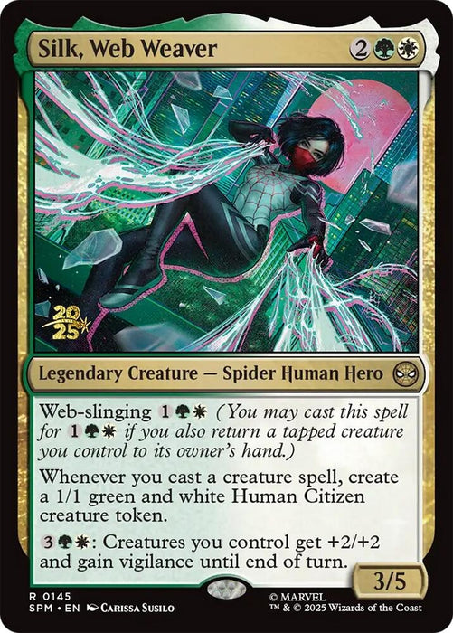 Image for Silk, Web Weaver (145) - Magic: The Gathering