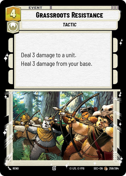 Image for Grassroots Resistance (258/264) [Secrets of Power] - Star Wars: Unlimited