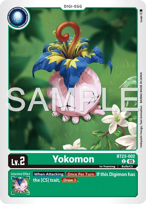 Image for Yokomon (BT23-002 C) [Hackers' Slumber] - Digimon Card Game