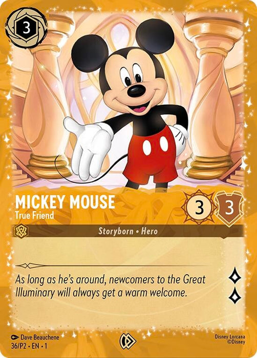 Image for Mickey Mouse - True Friend (Puzzle Promo) (36) [Disney Lorcana Promo Cards] - Disney Lorcana