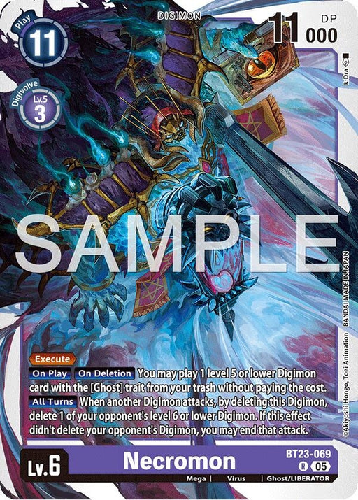 Image for Necromon (BT23-069 R) [Hackers' Slumber] - Digimon Card Game