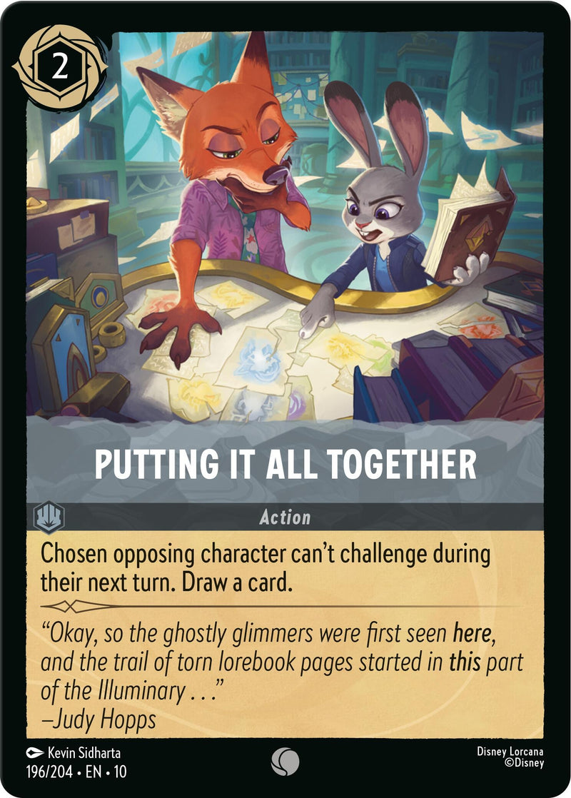 Image for Putting It All Together (196/204) [Whispers in the Well] - Disney Lorcana