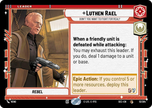Image for Luthen Rael - Don't You Want To Fight For Real? (13/264) [Secrets of Power] - Star Wars: Unlimited