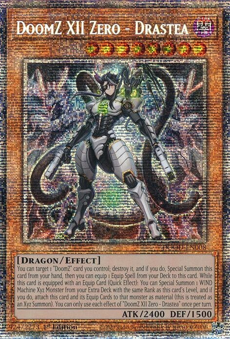 Image for DoomZ XII Zero - Drastea (Starlight Rare) (DOOD-EN008) [Doom of Dimensions] - YuGiOh