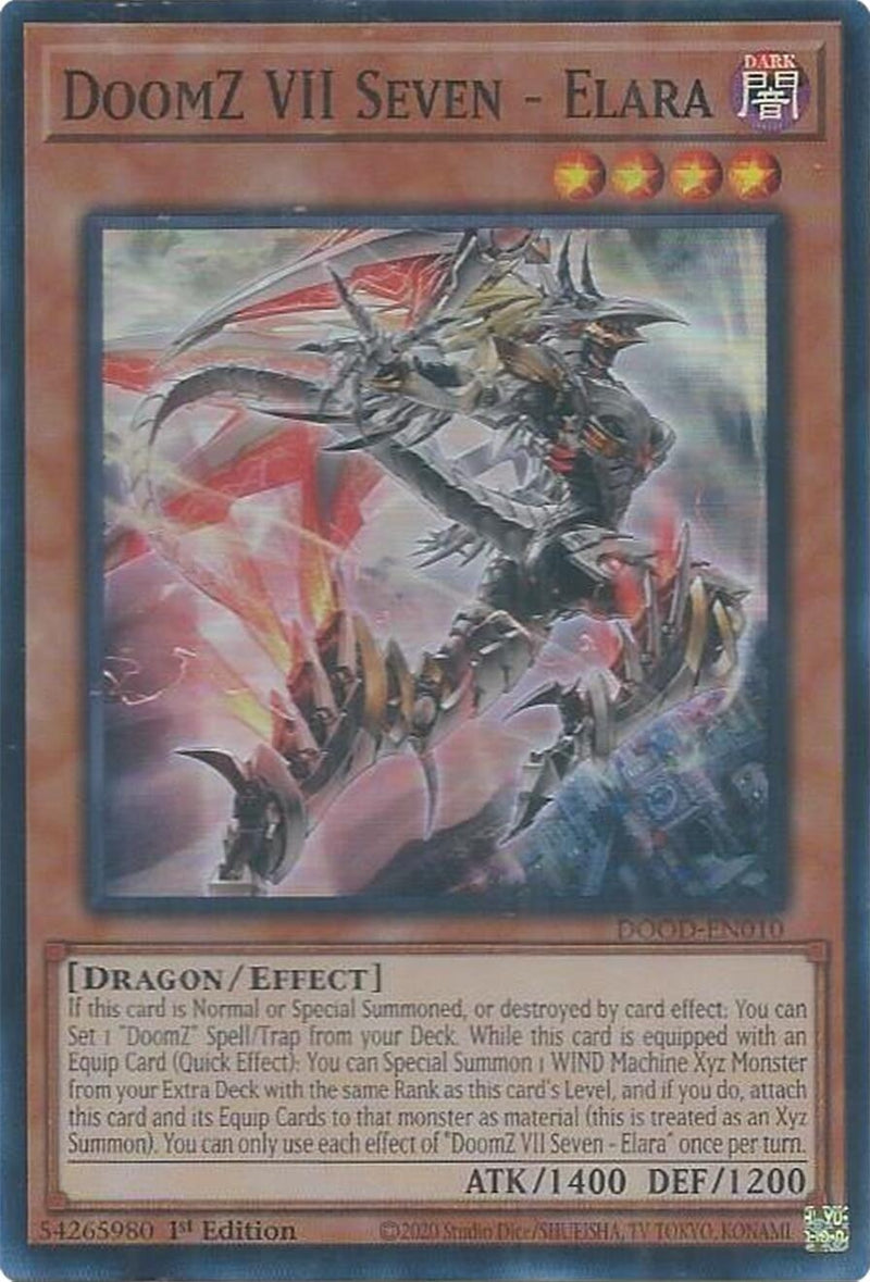 Image for DoomZ VII Seven - Elara (DOOD-EN010) [Doom of Dimensions] - YuGiOh